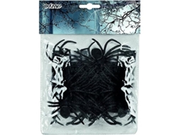 Conjunto de 12 Aranhas Pretas, Animais Artificiais para Decoração, Ideais para Dia Das Bruxas Ou Outros Eventos, Ergonômico, Uso Diário STELASPLEN