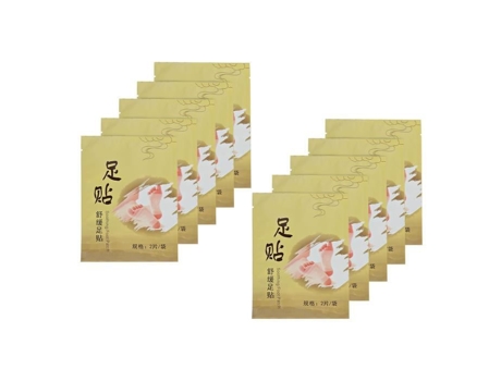 Patch Plantar De Bambu Com Vinagre E Gengibre Para Emagrecer E Eliminar Toxinas Surenhap Amarelo Bambu 16124cm