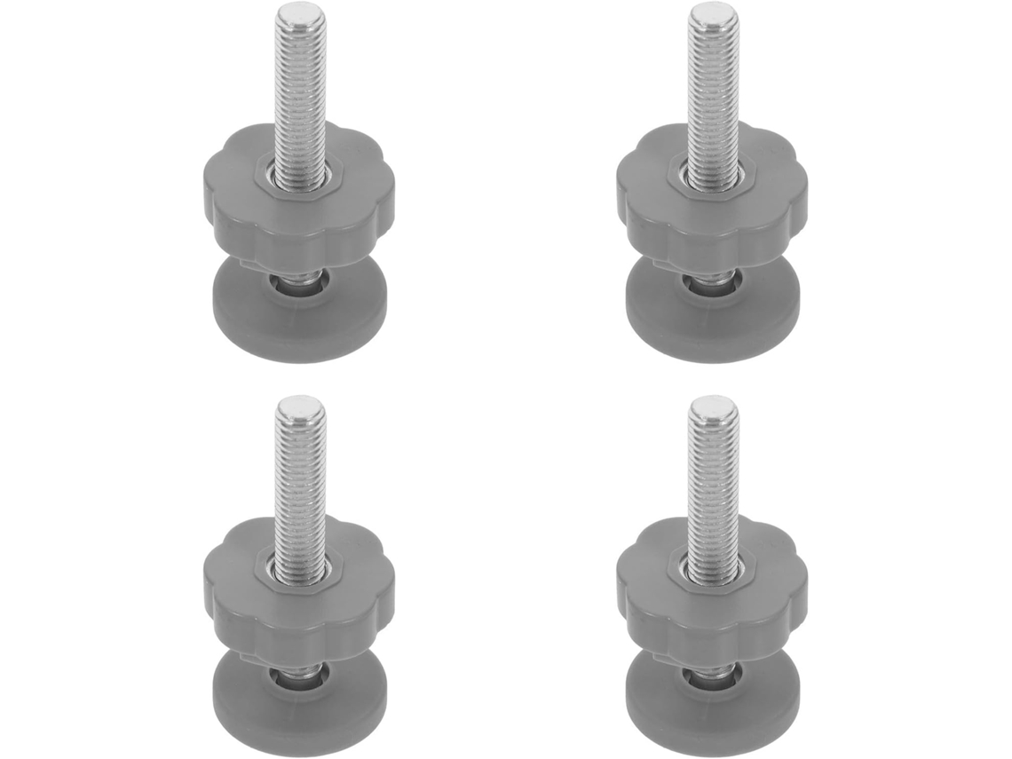 Kit De Ferragens Para Substituição Portões, 4 Peças, Hastes Roscadas De Aço M10 Para Portas Cães E Portões Escada