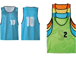 Conjunto de Coletes TREMBLAY CT numeradas de 1 a 10 Amarelo (L)