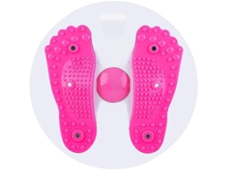 Placa Rotativa De Fitness Para Cintura, Pés E Glúteos Com Massagem Antiderrapante 27,5cm