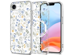 Capa TECH PROTECT Flexair Para Iphone 16e Para Magsafe Spring Flowers Única