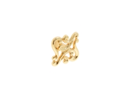 Puxador para Móveis Zamac Diâmetro 38mm X 23 Banhados a Ouro Conjunto de 6 HARDWAREXCHANGE