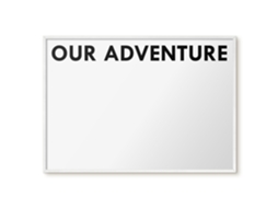 Magnetic Wall Board Our Adventure For The Office Espelharte (100x70 Cm)