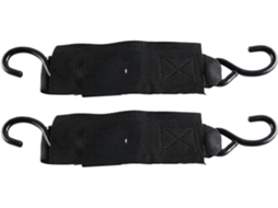 Conjunto De 2 Cintas De Segurança Reforçadas De 122 Cm Com Ganchos Em S, Para Transporte De Motocicl Gokoco