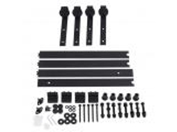 Kit De Hardware Para Porta De Granel Deslizante Tipo J Dupla Para Banheiro Cozinha (1.83m)