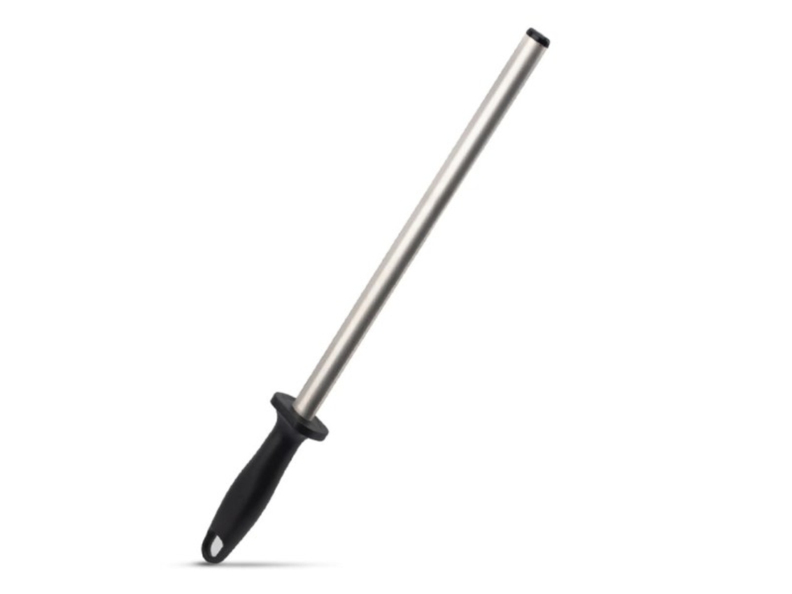 Haste De Afiar Facas Profissional Em Aço Carbono Diamantado Aquaforge