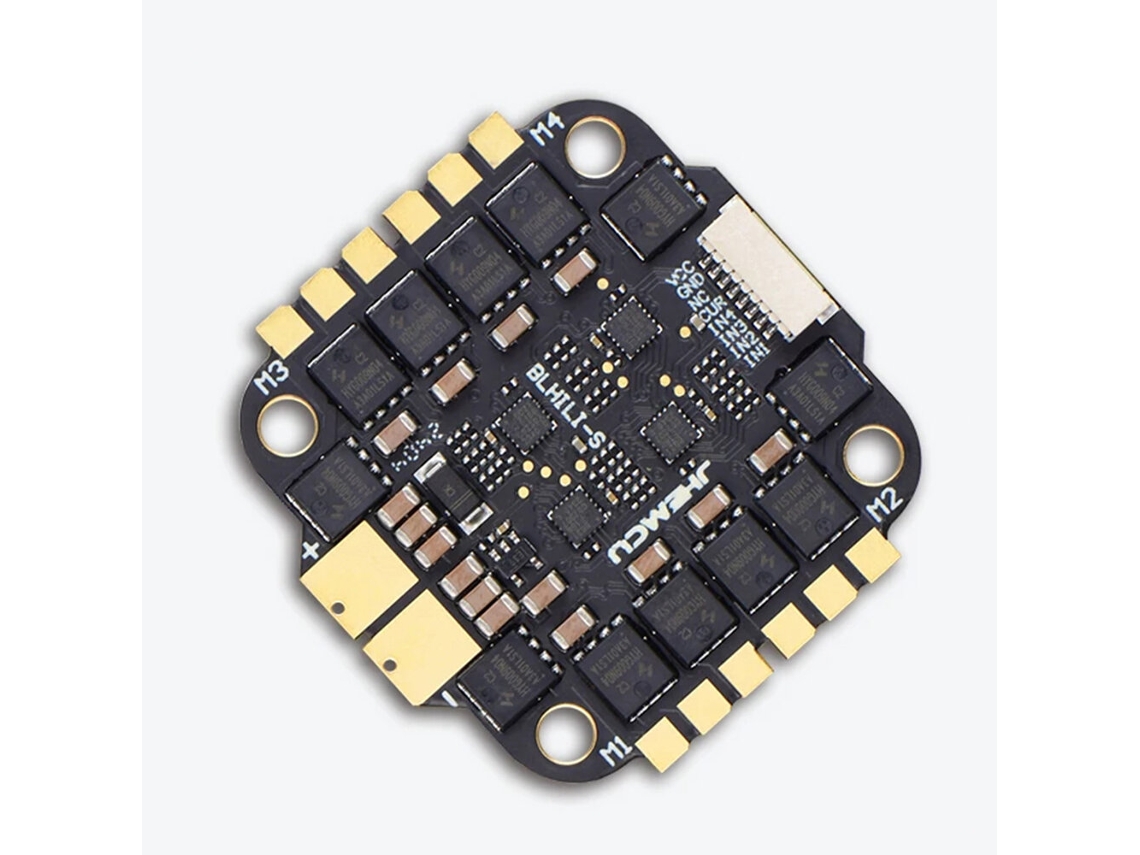 60a30.5x30.5mm Jhemcu Ruibet 60a / 65a Blheli_s 4 em 1 3 6s Esc Brushless Dshot600 para Drone Rc Fpv Racing MDUG