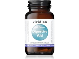 Suplemento Alimentar VIRIDIAN Ajuda Digestiva Alta Potência (30 cápsulas vegetais)