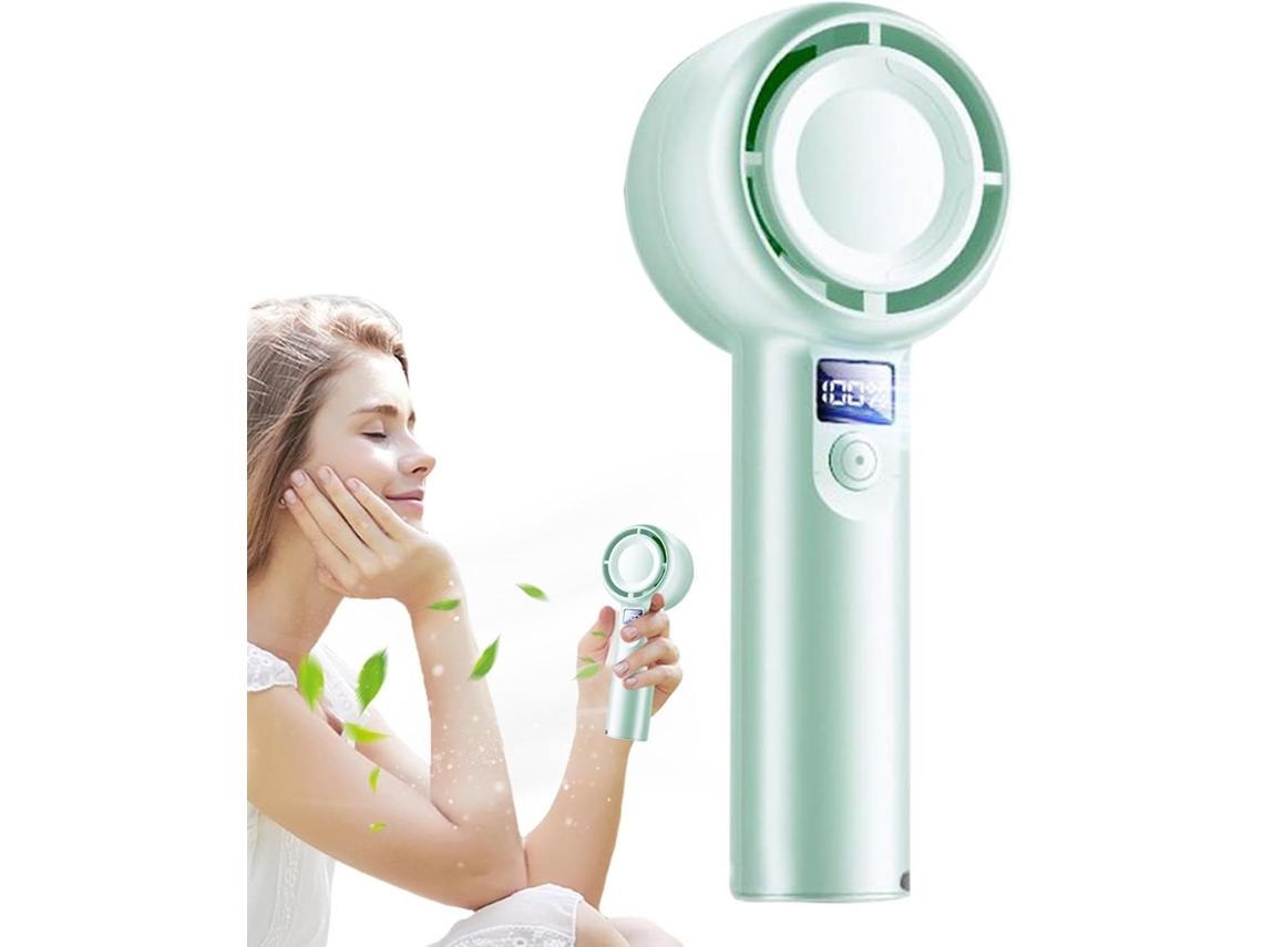 Ventilador Portátil De 7,4 Polegadas Com Resfriamento Sem Esforço E 2000mah - 3 Unidades