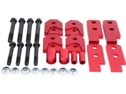 Cryfokt Kit De Elevação Completo Para Vtt 2 Bolsas, Artisanat Sophistiqué, Couleur Rouge, Adaptado Para,