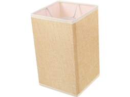Base em Linho Bege, Lâmpada E27 para Luminárias de Teto e Parede, Função Decorativa e Protetora, para Sala de Estar. SFUSHOS