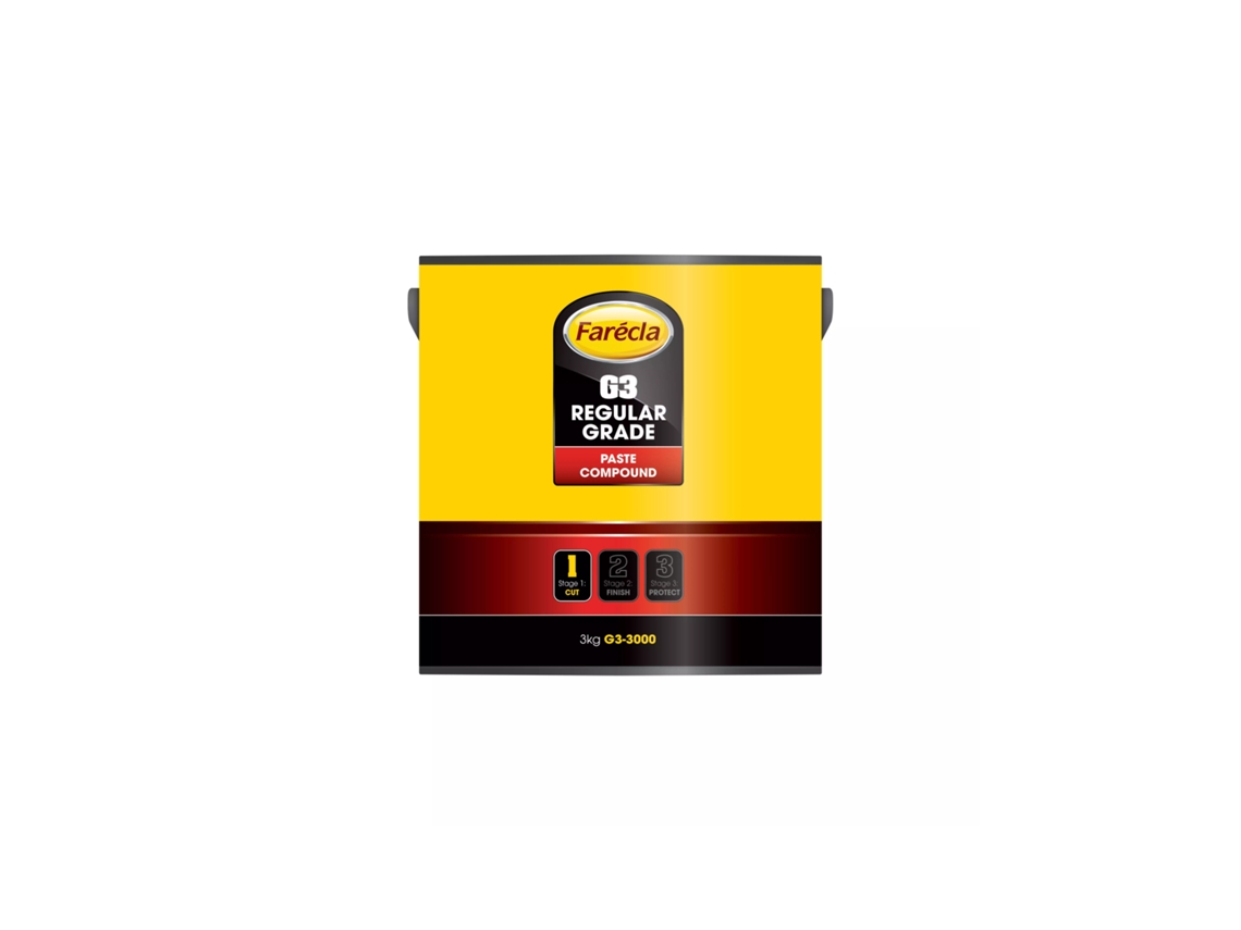 G3 Regular Grade Pasta De Polimento 3 Kg Farecla
