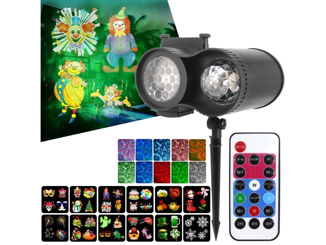 2026 projetor de Luzes de Halloween e Ondas Oceânicas para Festas de Natal