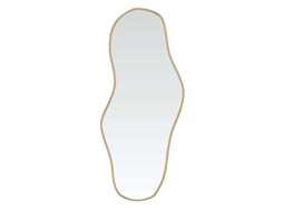 Vidaxl Espelho De Parede 80x35 Cm Dourado