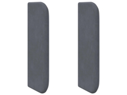 Orelha de Cabeceira Cinzeto 40,5 X 40,5 X 4 Cm Veludo MAISON EXCLUSIVE