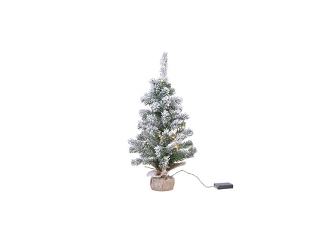 Mini Árvore Imperial Nevada Com Microled Ø30x45cm Lumineo Everlands