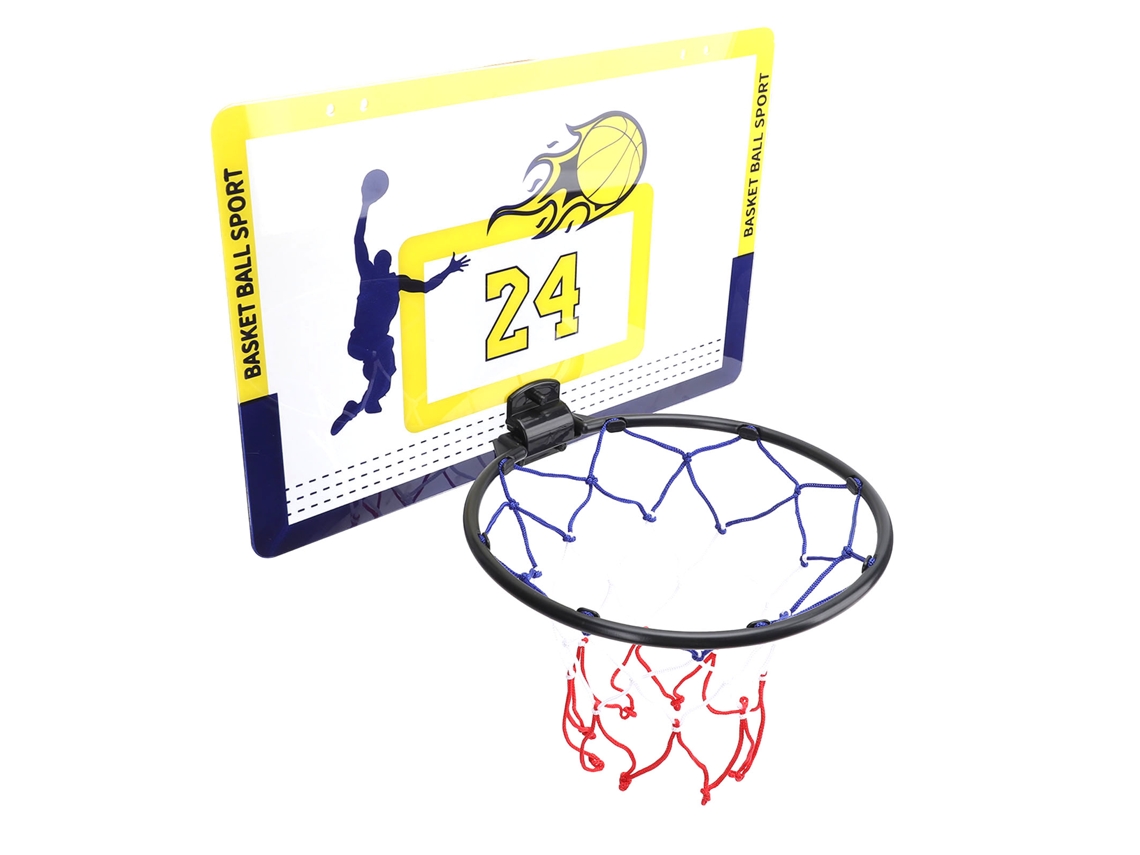 Primerox aro de Basquete Miniatura para Crianças Montado na Parede/porta com Ganchos e Cantos Absorvedores de Choque