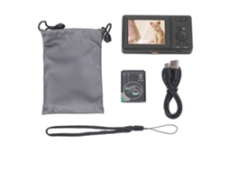 Câmara Digital Compacta De Bolso 4k Com Zoom 16x, Autofoco, Estabilização Hd, Tela 2.7'' E Filtros Multicoloridos Para Viagens