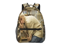 Mochila K50 Justin Bieber Para Escola E Trabalho, Leve E À Prova Dágua, Mochila Estilosa Para Estudantes E Adultos. Olysi Shop
