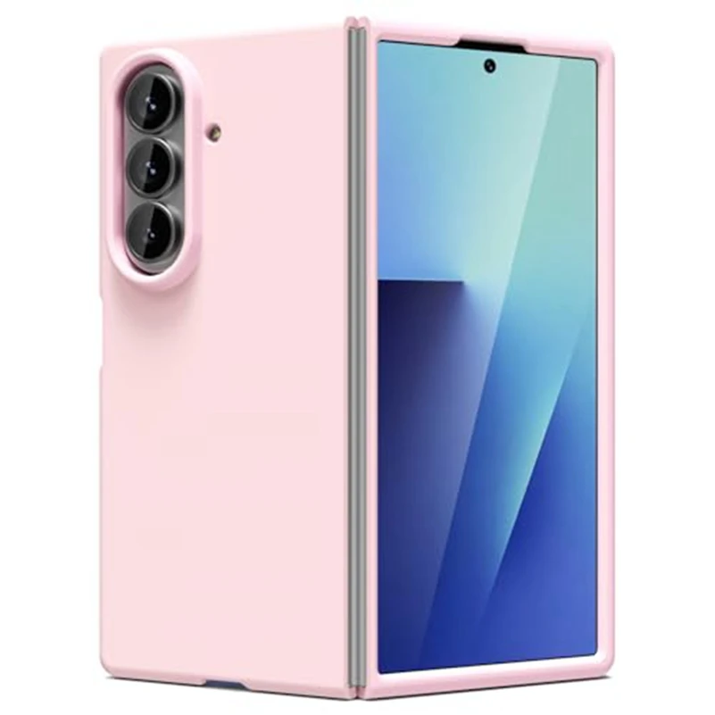 (rosa, Galaxy Z Fold5) Capa Protetora De Silicone Líquido, Capa Protetora Para Carregamento Sem Fio Magnético