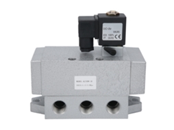 Válvula Solenoide Eléctrica 2 Posiciones 5 Vías Control Único G3/8 12v Dc K25dh‑10