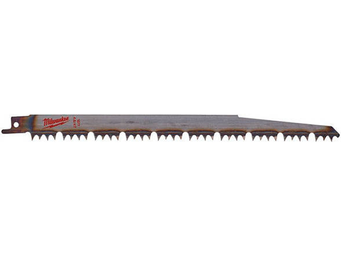 Lâminas MILWAUKEE Sabre Para Madeira E Plásticos (240x4/5 Tpi)