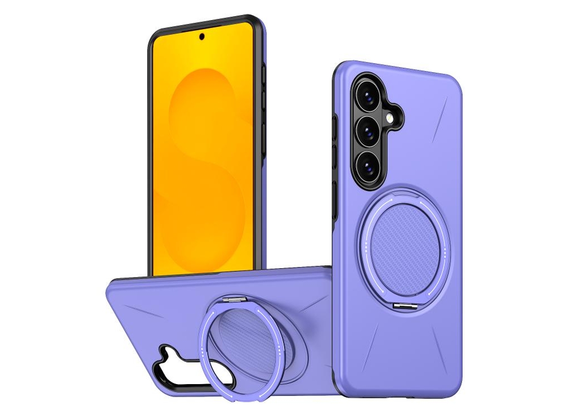 Capa Para Samsung Galaxy S26 À Prova De Choque Com Suporte Magnético Giratório (roxa) Digitallab