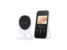 Babá Eletrônica com Câmera, 2,4 Ghz, Branco AQUAFORGE