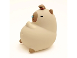 Novidade Luz Noturna De Capivara Luz Noturna De Silicone Animal Macio Para Crianças Recarregável Por Usb 7 Cores Reguláveis Lâmpada De Bestvite