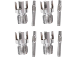 Kit De Corte Aço Nº 45 Compatível Com Tubos Pvc, Ppr E Plástico Conjunto De 4 Peças Ferramentas Integradas Para