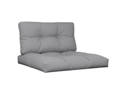 Pallet Cushion, Pallet Cushions Vidaxl Cinzeto Tecido (70 X 70 X 12 Cm)