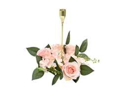 Vela Decorativa em Forma de Coroa de Rosas LAXISCREED