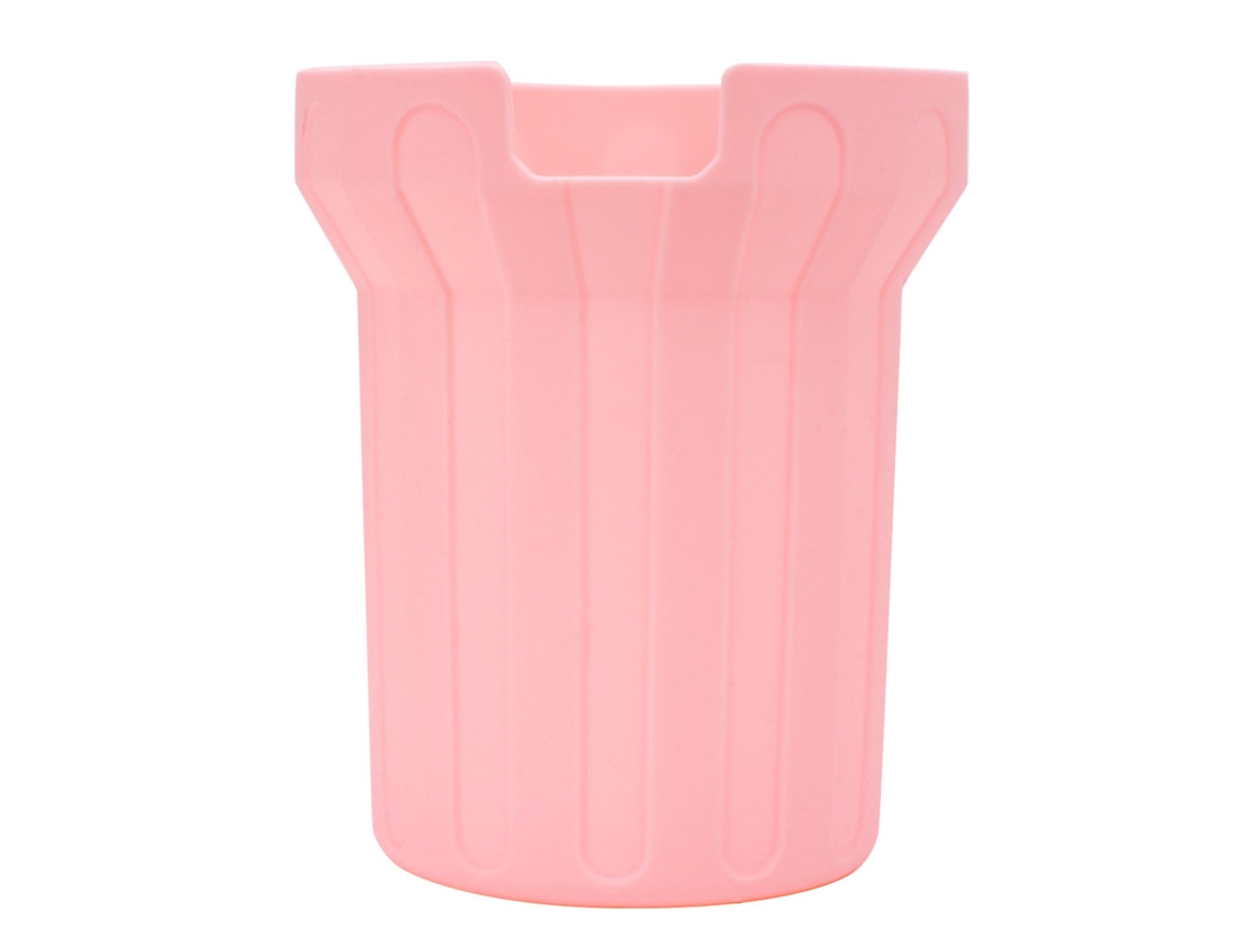 Capinha de Silicone para Copo Anti ruído Anti deslizante Rosa