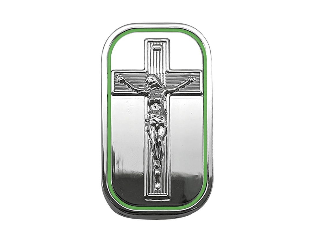 Primerox brinquedo Slider Cruzado de Metal Liga de Zinco Portátil para Decompressão Verde