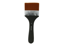 Pincel Plano Profesional Com Cabo De Madeira Para Pintura