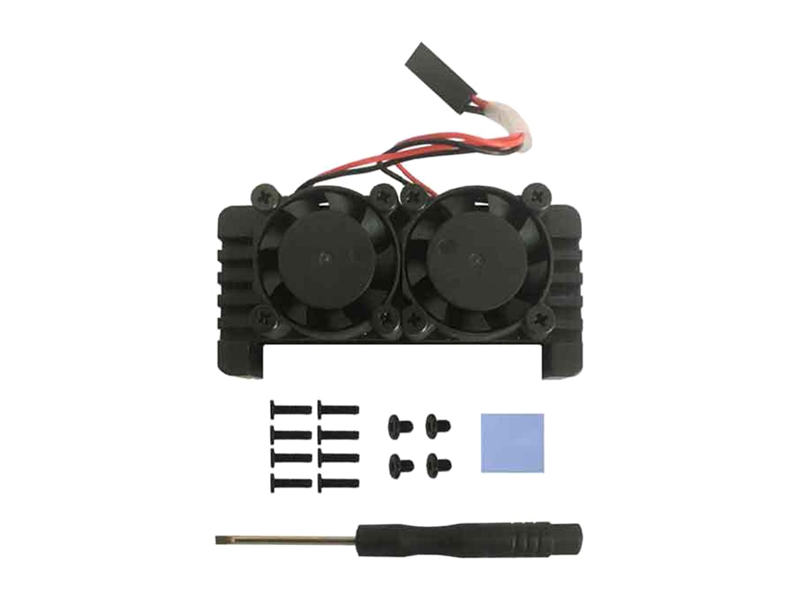 Para Raspberry Pi Zero 2 Para W Liga De Alumínio Para Concha Com Ventilador De Dissipação De Calor