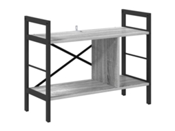Prateleira em Cinza Sonoma com Madeira Processada MAISON EXCLUSIVE (75x30x58,5 cm)