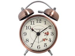 Relógio Despertador Retro Nórdico De Metal, Relógio De Mesa Infantil Silencioso Para Aprender Horas, Mostrador Arábico Modelo A. Sfushos