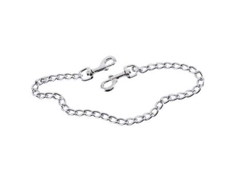 Cadeia Metálica - Não Especificado - 50 Cm - 2 Mosquetões - Para Adultos - Fixação De Grilhetas