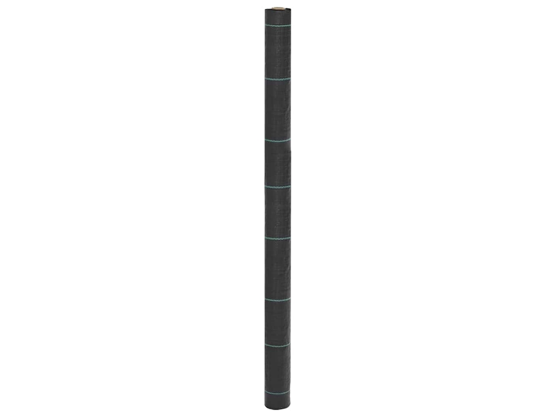 Vidaxl Tela Para Ervas Daninhas 1,5x200 M Pp Preto
