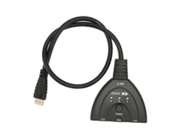 Switch Hdmi 3 Em 1 Com 4k 60hz E Indicador Led