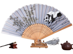 Éventail Chinois – Imitação De Soie 38 Cm