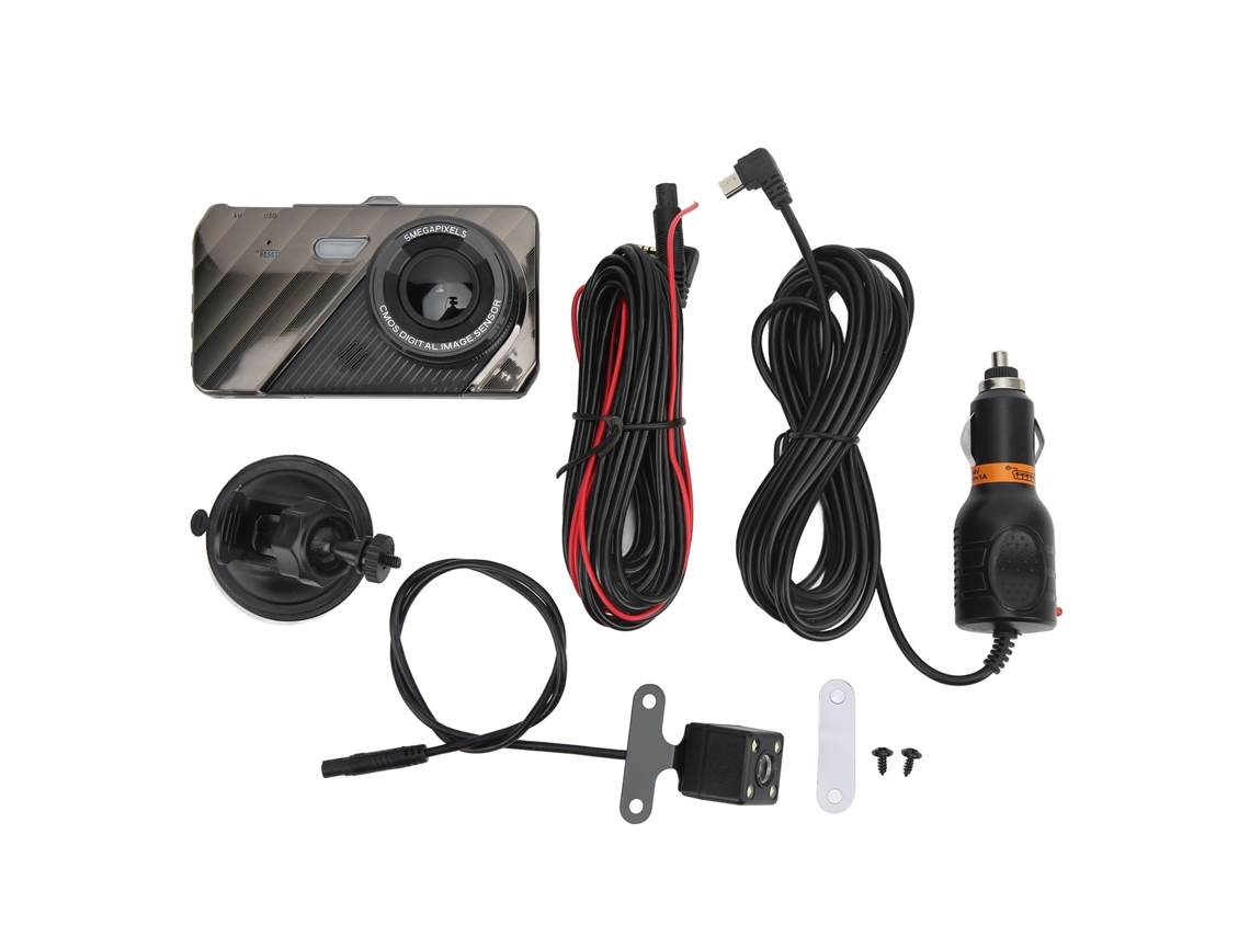2026 grabador de Carro com Câmera Frontal e Traseira, Câmera de Carro Frontal e Traseira, Dash Cam Dual para Carro