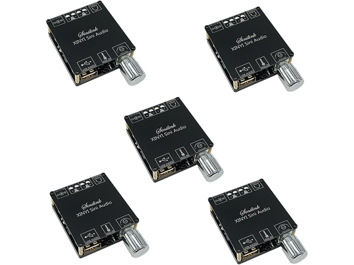 5x Xy c50l Mini Áudio Bluetooth 5.0 Sem Amplificador de Potência Digital SFUSHOS