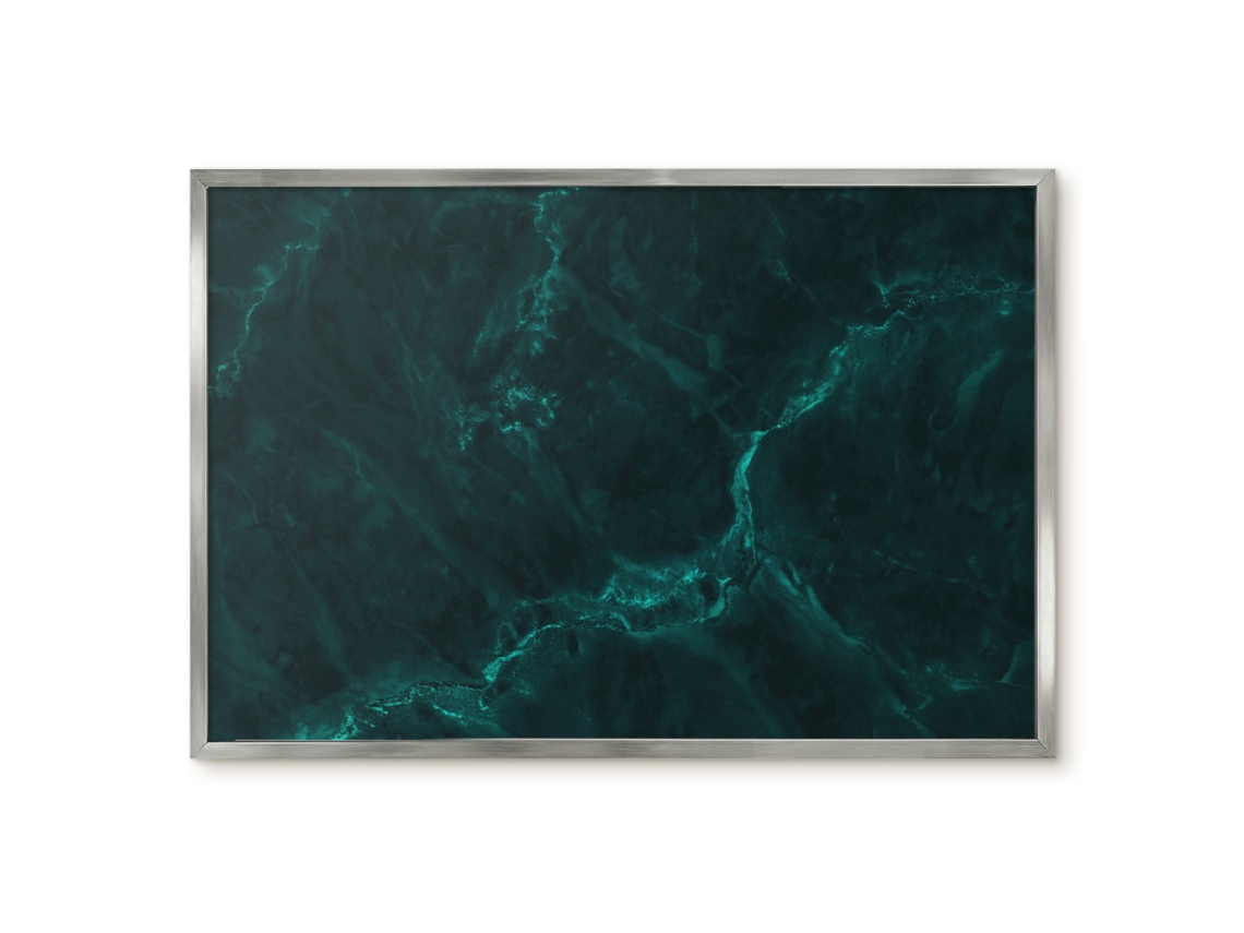 Magnetic Board Black Marble For The Living Room Espelharte (60x40 Cm)