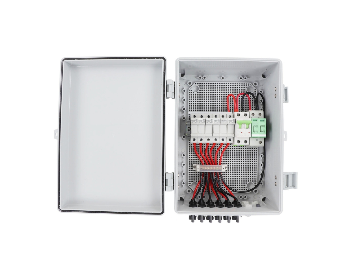 Laxiscreed Caixa Combiner Fotovoltaica Para Sistemas Off-grid Com 6 Conexões De Strings Solares