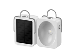 2026 2 Peças Lâmpada Solar Inteligente Oraimo Exterior Carregamento Solar 2 Modos de Iluminação Parede Ou Mesa Branca