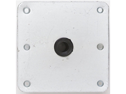 Swivl-Eze Locknpin 3/4 Base Base Placa 7X7 Zp