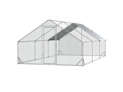 Galinheiro externo 3x2x2m para 4-6 galinhas, coelhos, patos, com telhado de sombra | S/MARCA